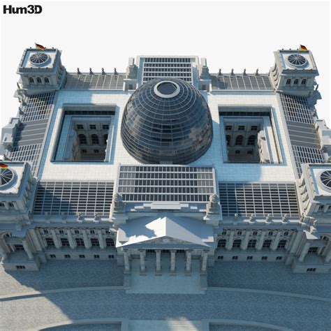Reichstag Building 3d Model Architecture On Hum3d