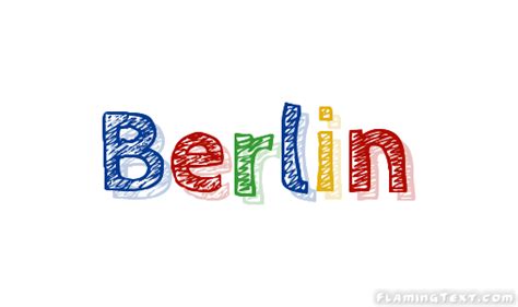 Berlin Лого Бесплатный инструмент для дизайна имени от Flaming Text