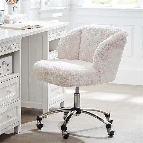 White Desk Chairs With Wheels Comfy Desk Chair Selections For Working