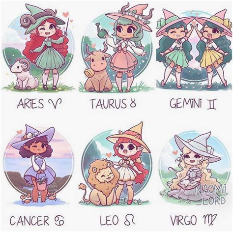 Idea By αllιsση Lευs On Wiccaastrology~ Anime Zodiac Zodiac Art Zodiac