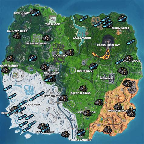 Fortnite Map All Locations