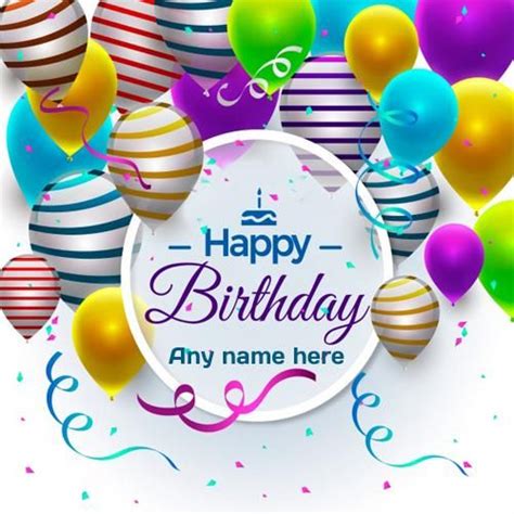 Online Wish Happy Birthday Wishes Greeting Cards With Name Pic Free
