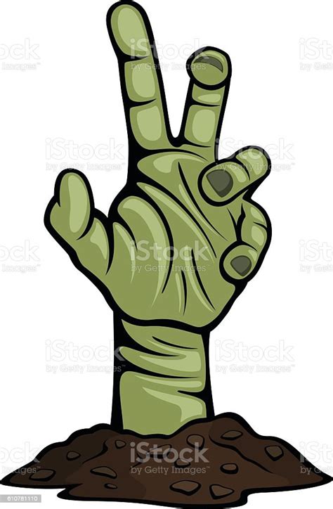 Zombie Hand Stock Vector Art & More Images of Cartoon 610781110 | iStock