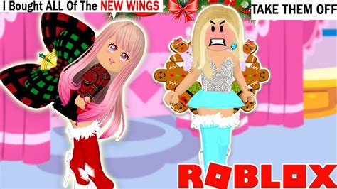 She Wanted To Be The Only One With The New Wings So I Bought Them All Royale High Roblox