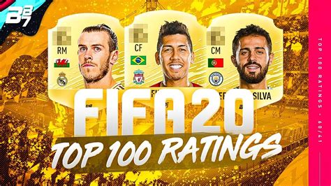 Fifa 20 Top 100 Best Players Rating Prediction 60 41 Youtube