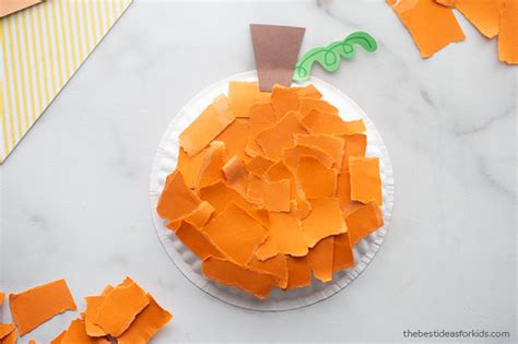 Easy Pumpkin Paper Plate Craft The Best Ideas For Kids