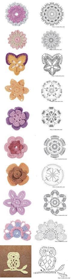 Patrón 3 Nuevas Flores En Crochet Tejido Facil Crochet Flowers