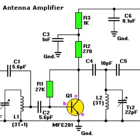 Bootstrap audio circuit using transistor. Wifi Antenna Booster Circuit Diagram - ANTENA BARU