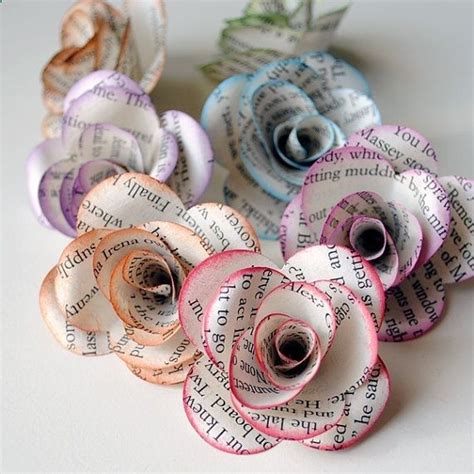 Pretty Paper Flowers Craft Ideas Pinterest