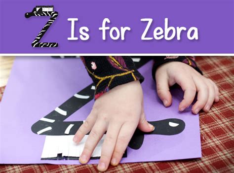 Printable Letter Z Craft Z Is For Zebra Free Download