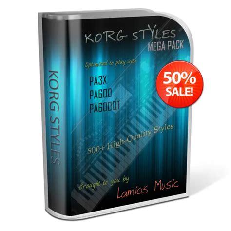 Korg Styles Mega Pack For Korg Pa300 Pa600qt Pa900 Pa3x Pa4x 511 Korg