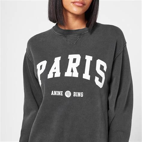 Anine Bing Paris Sweatshirt Women Crew Sweaters Flannels