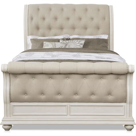 Mayfair King Upholstered Sleigh Bed Value City Furniture