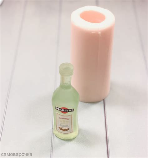Бутылка Мартини Силиконовая форма D для мыла купить Молд для мыла в Москве Бутылки D