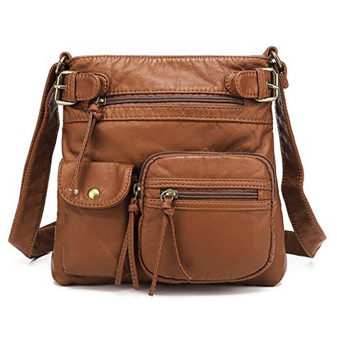 Women Multi Pocket Casual Pu Leather Crossbody Bag Sale