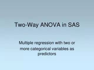 Ppt Two Way Anova Powerpoint Presentation Free Download Id