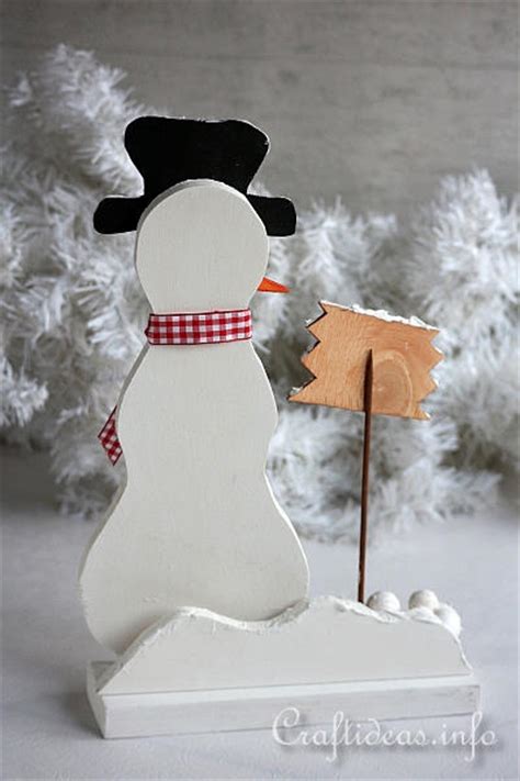 Wood Crafts With Free Patterns Christmas Scrollsaw Project Snowman
