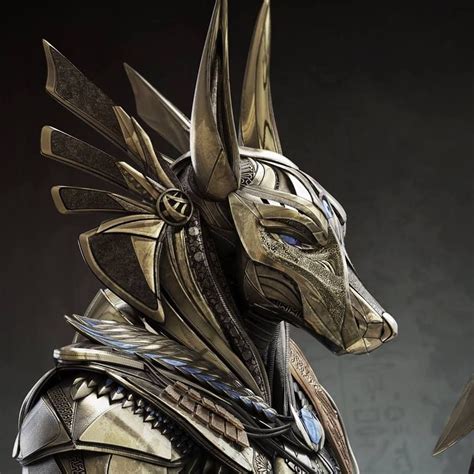 anubis finished zbrushcentral egypt concept art ancient egypt art anubis