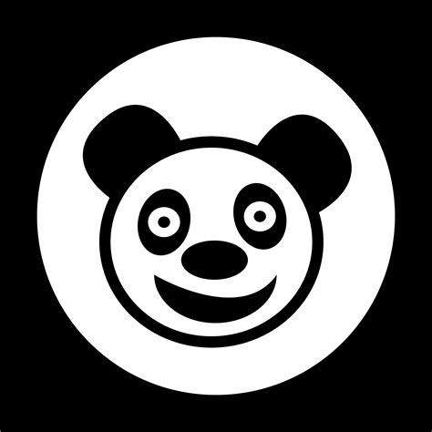 Cute Panda Icon 566849 Vector Art At Vecteezy
