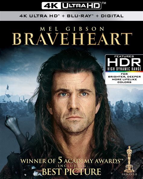 Braveheart 4k 1995 Ultra Hd Blu Ray