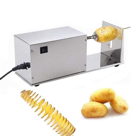 Aldkitchen Electric Potato Slicerstainless Steel Twisted Potato