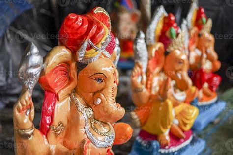Many Lord Ganesha Also Known As Ganpati In Hindi Idols Kept In A Shop