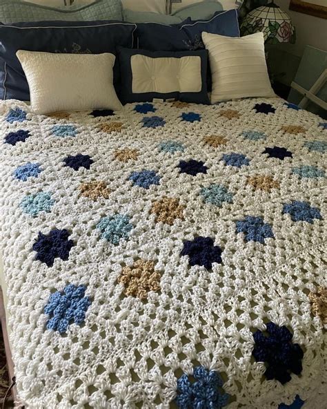 Queen Size Crochet Blanket Blanket Make Blanket Handmade Blanket