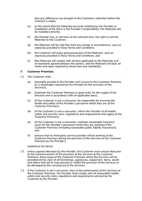 Terms And Conditions Template Hq Printable Documents