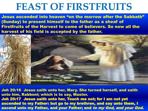 Ppt The Feast Of First Fruits Powerpoint Presentation Id2626114
