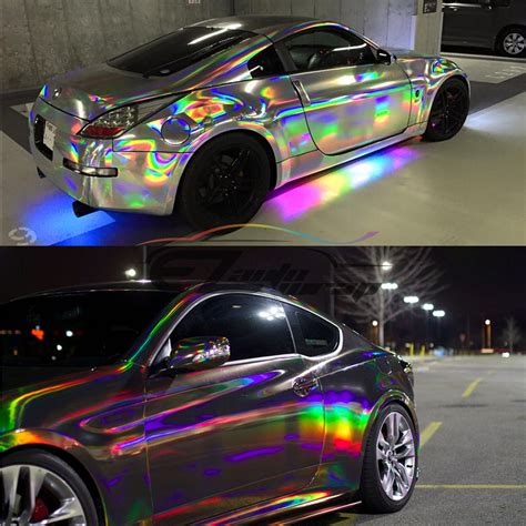 Holographic Rainbow Chrome Car Vinyl Wrap Hcw 002 China Holographic