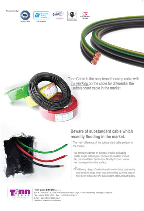 Sindutch cable manufacturer sdn bhd. NEWS & EVENTS | Tonn Cable Sdn Bhd