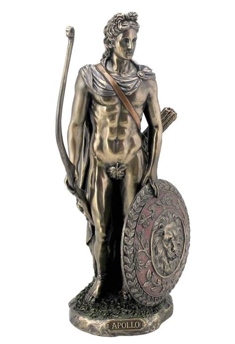 Poseidon God Of Sea W Trident Greek Mythology Nude Male Statue Bronze Finish People
