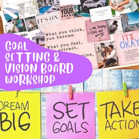 vision board and goal setting workshop stacey keating fitness