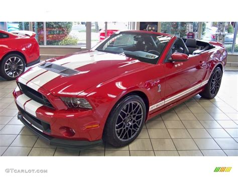 2013 Red Candy Metallic Ford Mustang Shelby Gt500 Svt Performance