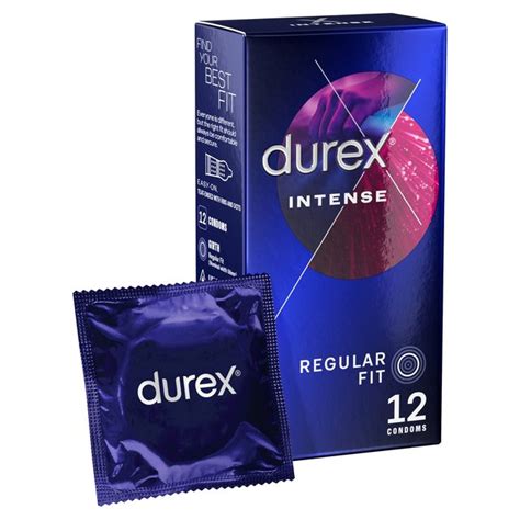 Durex Intense Condoms Ribbed And Dotted Regular Fit Ocado