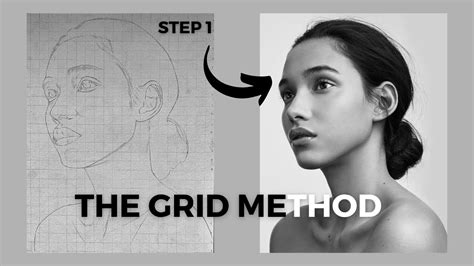 Easy Drawing Using The Grid Method Step By Step For Beginner Drawing