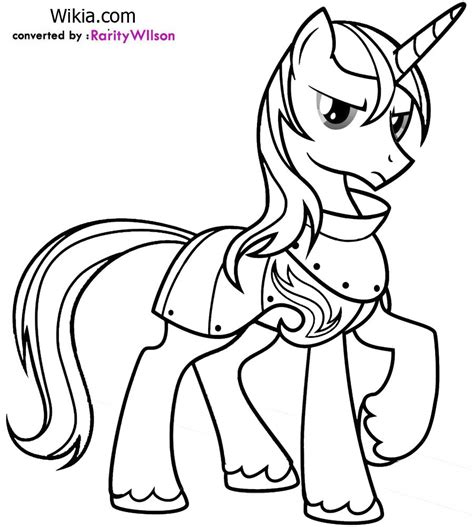 Below is a list of our my little pony coloring pages. Shining Armor Coloring Pages | Minister Coloring