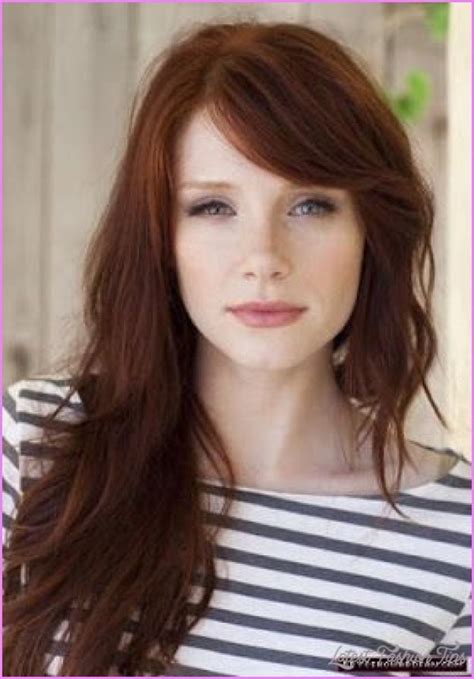 Red highlights on dark brown hair. cool Brownish red hair color | Hair styles, Hair color ...