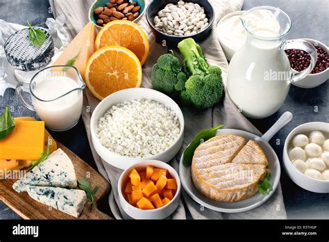 Calcium Rich Foods High Resolution Stock Photography And Images Alamy