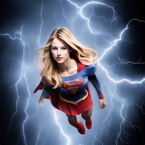 Supergirl Flies Through The Storm By Comingfromouterspace On Deviantart