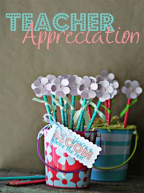 Cute Diy Teacher Appreciation Ideas Homemade Gifts For Teachers