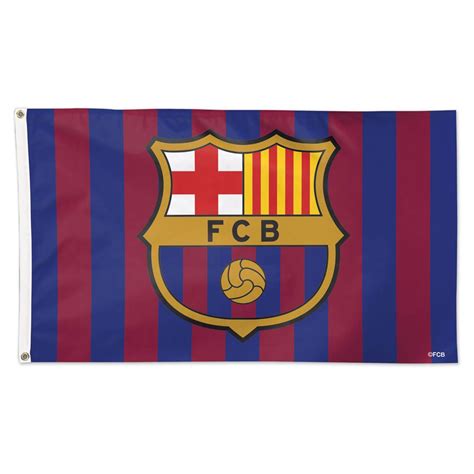 Fc Barcelona Flag Deluxe 3 X 5 Wegotsoccer