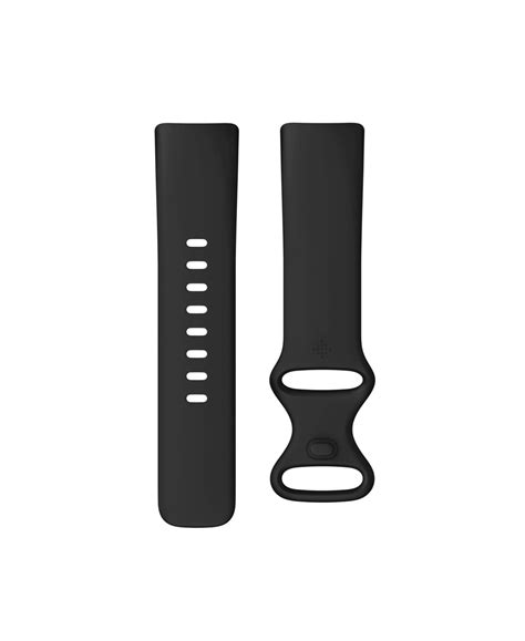 Fitbit Charge 5 Black Silicone Infinity Band Large Modesens