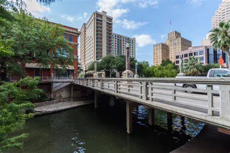 Famous Scenic San Antonio River Walk In Texas Editorial Stock Photo