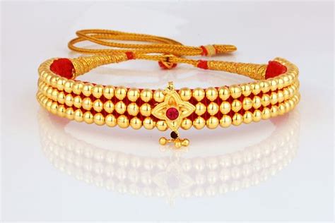 Maharashtrian Traditional Necklace Gold Jewellery Design Necklaces