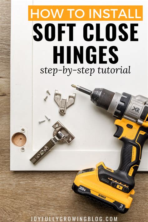 We've all seen painting projects where the hinges and hardware are covered with paint and paint is slopped over drawer interiors. Soft Close Hinges | Self closing hinges, Kitchen cabinets ...