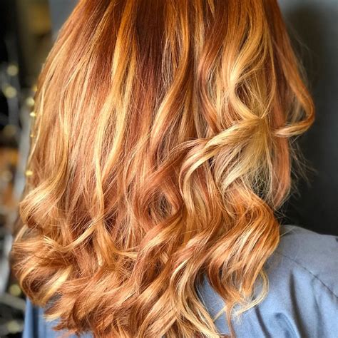 Copper Blonde Balayage Copper Blonde Balayage Hair Styles Pretty