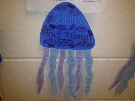 Fact And Opinion Jellyfish Journeys Reading Unit 2 Jellies Fact
