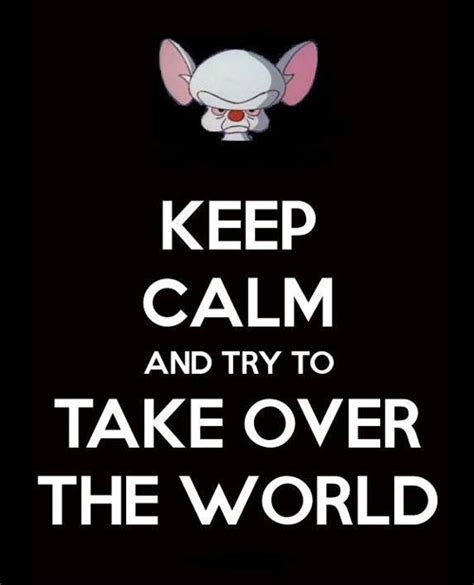 And Try To Take Over The World Keep Calm And Carry On Know Your Meme
