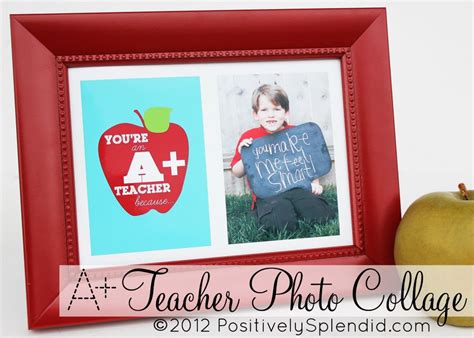 A Teacher Photo Collage Teacher Appreciation Idea Positively